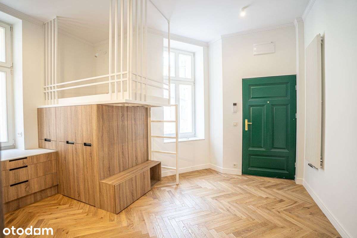 Kawalerka w centrum, zrewitalizowana kamienica