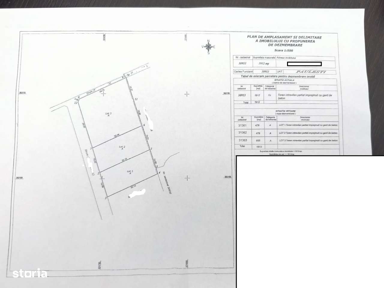 ROANDY-Teren intravilan zona de vile -Gageni - Imagine principală: 3/3
