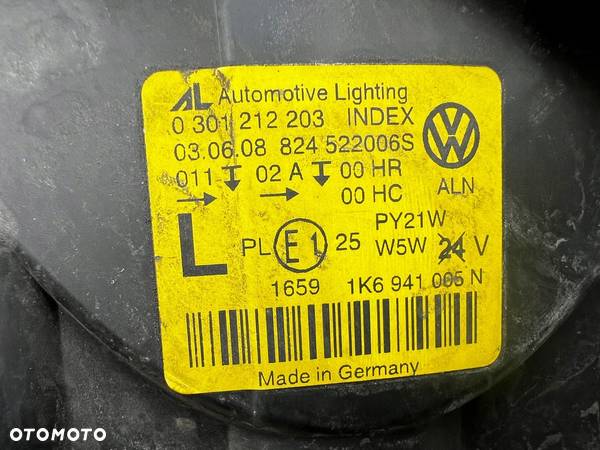 Lampa przednia VW GOLF 5 V LEWA EUROPA ORYGINALNA - 3