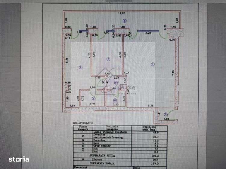 COMISION 0% Apartament 3 camere Iancu Nicolae I Cortina 126 I 2parcari - Imagine principală: 2/13