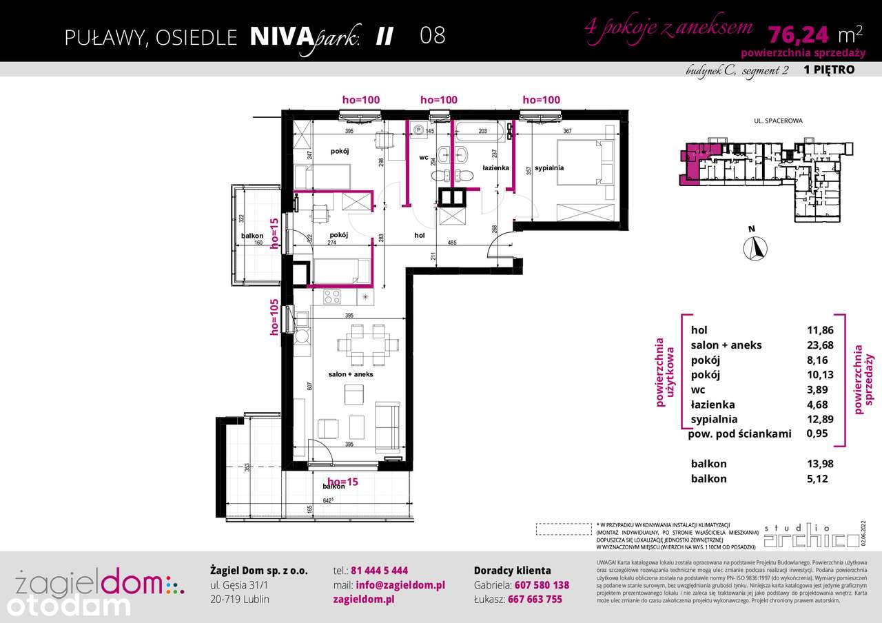 Niwa Park etap III | nowe mieszkanie C2 08 (lokal C2 M 08)