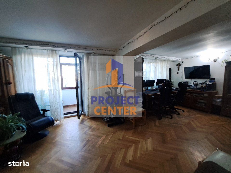 Apartament 3 camere, 2 balcoane, semicentral, etajul 1