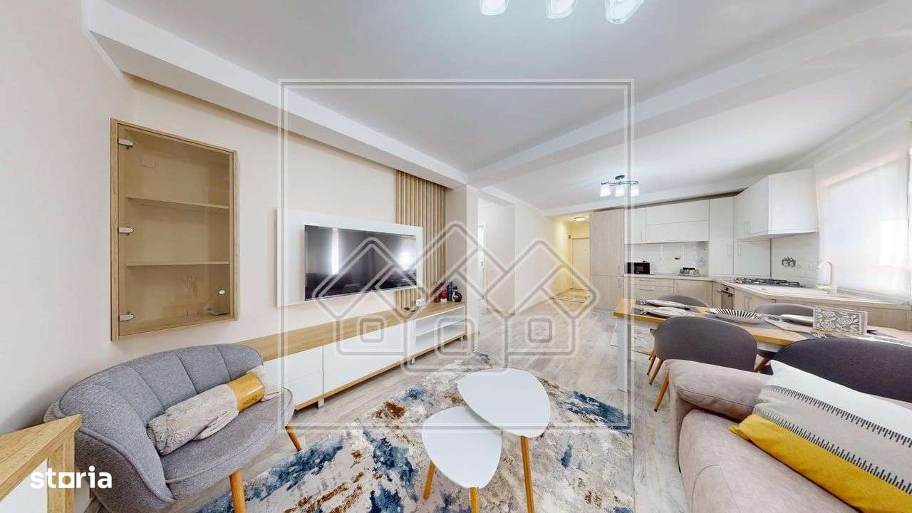 Apartament cu 3 camere, balcon, etaj 1\/3, 2 parcari, Selimbar-1