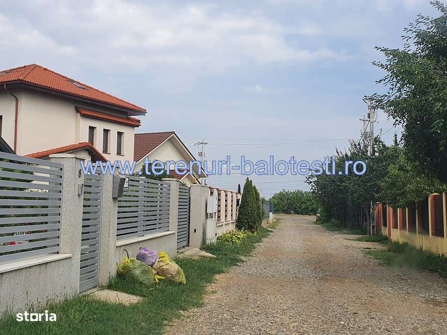 Teren Balotesti,vecinatate Dn1, utilitati+asfalt la 60 metri-3
