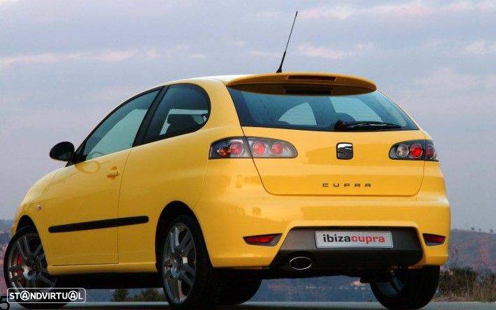Aileron / lip / spoiler traseiro Seat Ibiza 6L Cupra LOOK sem 3º luz de stop C/2anos de garantia - 1