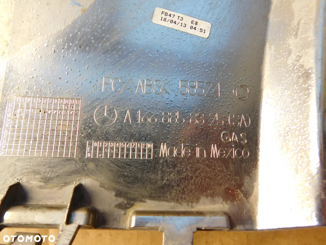 Dyfuzor Zderzaka Tył MERCEDES-BENZ GL X166 AMG - 20