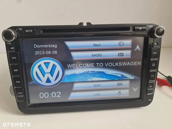 Radio bluetooth dvd vw golf v vi passat b6 caddy touran t5 polo tiguan - 8