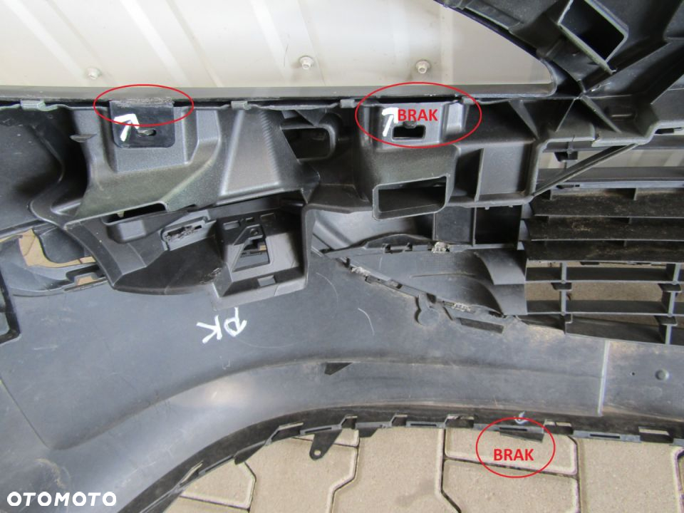 Zderzak przód przedni Peugeot 207 06-09 - 9
