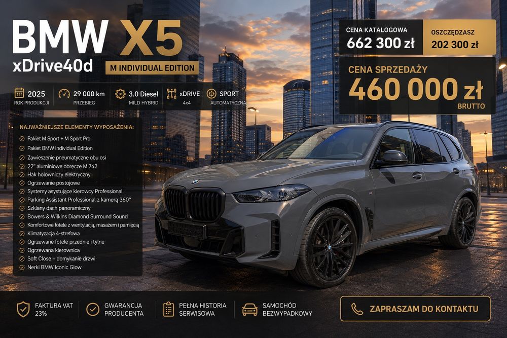 BMW X5 G05 (2018-) xDrive40d mHEV Individual Edition sport 2025