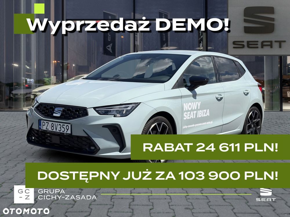 SEAT Ibiza FR 1.0 TSI 115 KM 7-biegowa automat - DSG, od ręki, DEMO, MEGA RABAT!