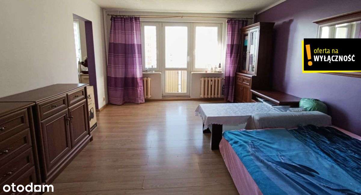 Duża, jasna wygodnia kwalerka