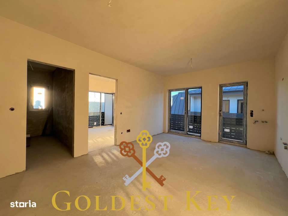 Apartament semifinisat cu doua camere si doua balcoane! BACIU