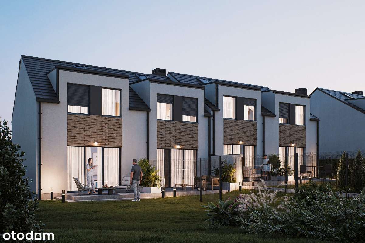 Funkcjonalny dom /skrajny segment/ogród słoneczny od południa /Jezioro-4