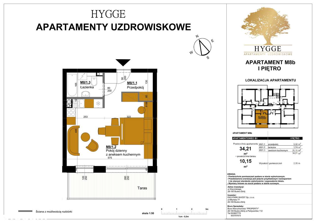 Apartamenty Hygge | mieszkanie B1_M8b - Pełny obrazek: 2/7