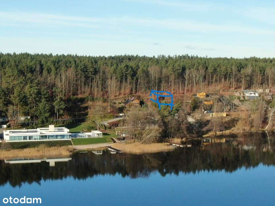 Widokowa działka nad Jeziorem Mausz – las za plecami, woda w zasięgu - Pełny obrazek: 4/5