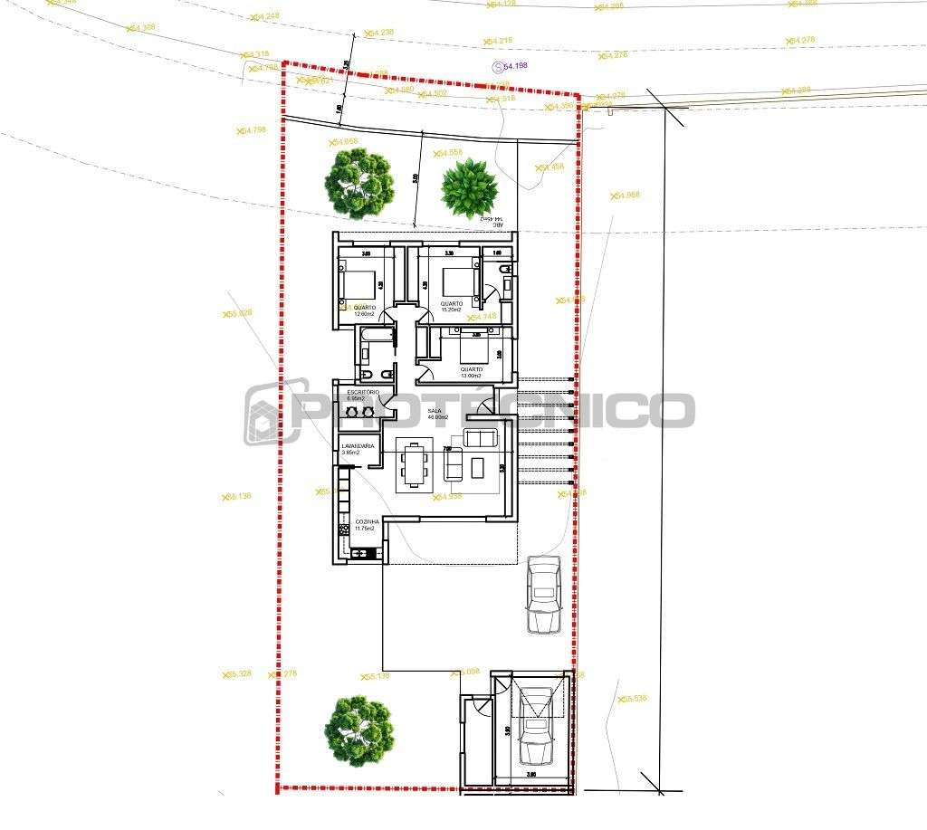 Moradia T3 Isolada Térrea – Oiã - Grande imagem: 1/1