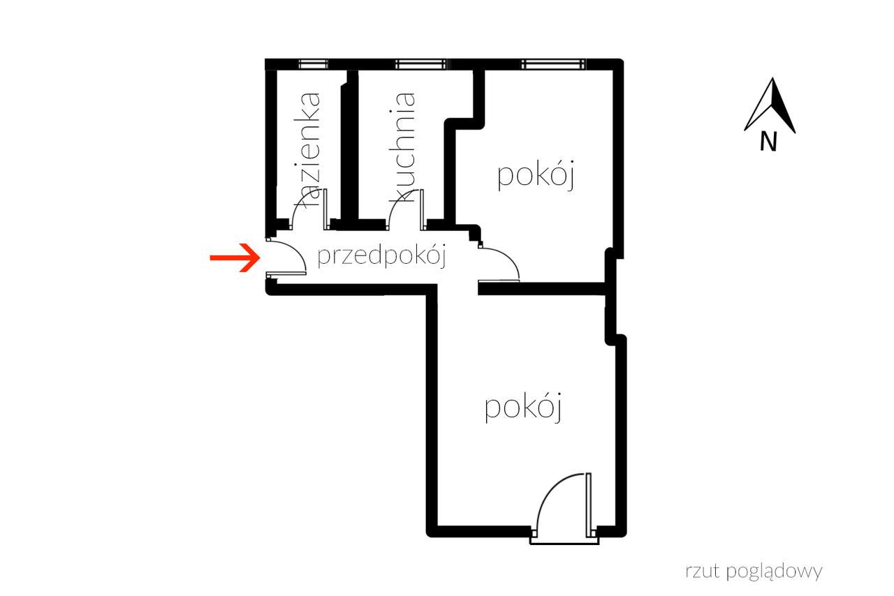 Mieszkanie 2 pokojowe - Koszalin, ul. Zwycięstwa - Pełny obrazek: 2/11