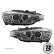 Faruri LED Angel Eyes compatibile cu BMW Seria 3 F30 F31 - 1