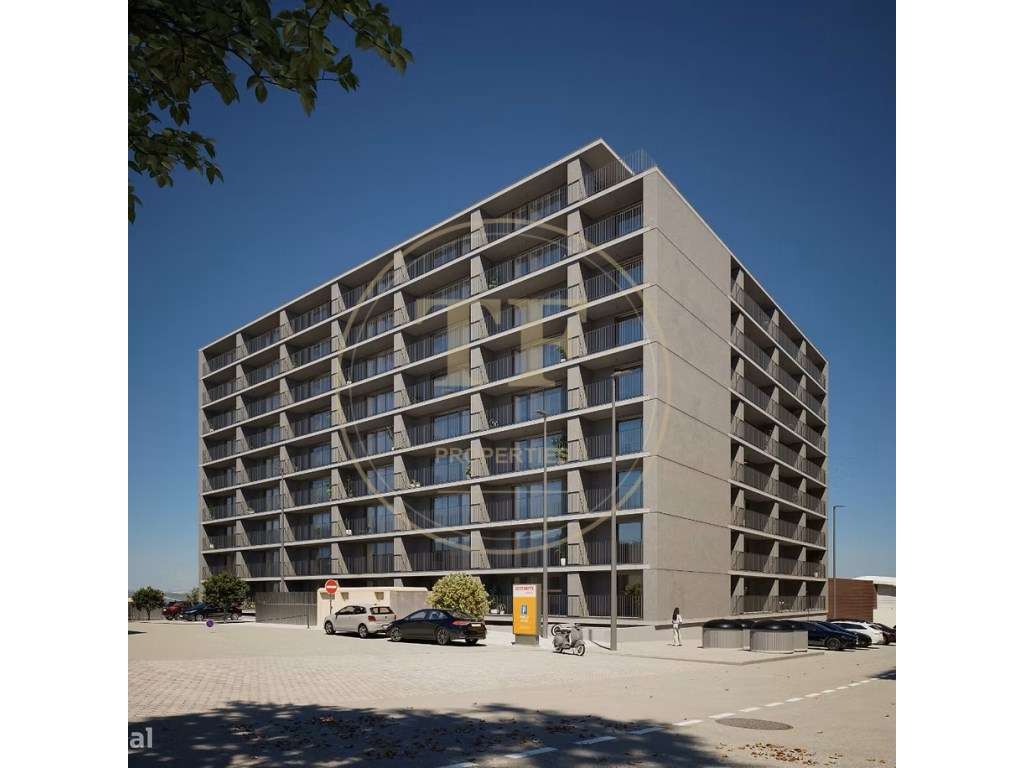 T1 Novo com Varanda | Piso 1 | Monte da Virgem Flats-2