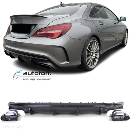 Difuzor bara spate Mercedes CLA C117 Facelift (16-19) model CLA45 - 2