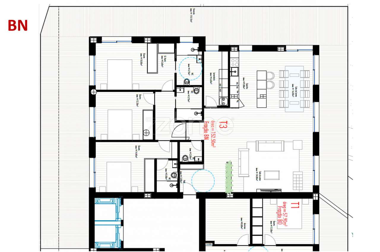 Apartamento T3 c/ Terraço, Freamunde, Paços de Ferreira (Fração BN)... - Grande imagem: 2/17