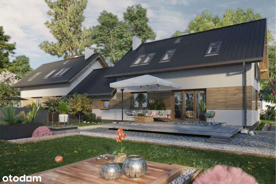 Dom w zabudowie bliźniaczej, 5 pokoi, 135m2 + garaż-5