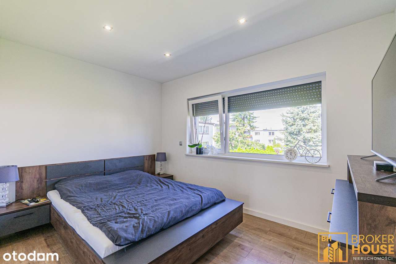 Nowoczesny dom w zabudowie bliźniaczej z ogrodem-10