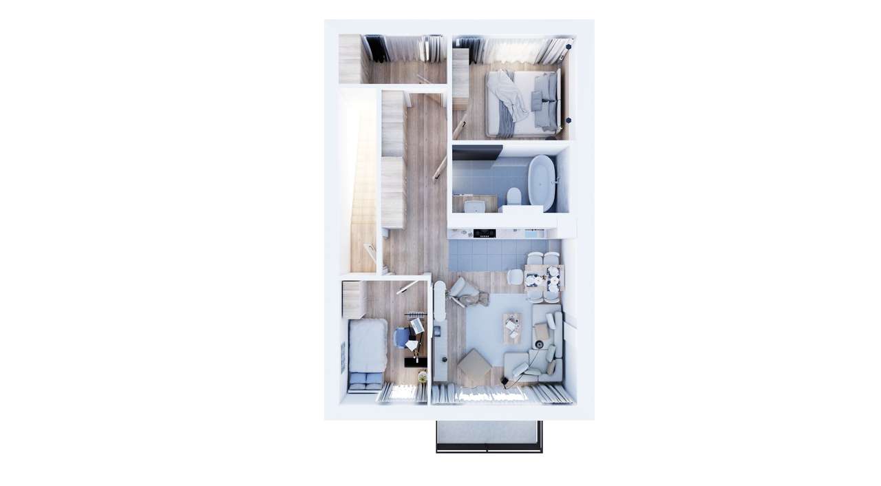 Mieszkanie w Krośnie - Pełny obrazek: 3/15