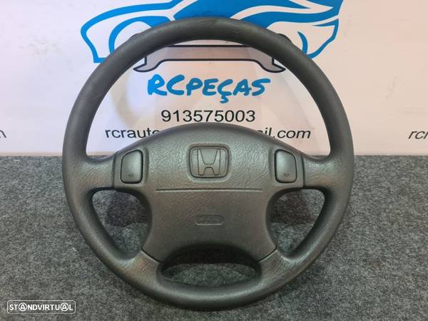 VOLANTE GUIADOR COMPLETO HONDA CIVIC V 5 MK5 AIRBAG - 1