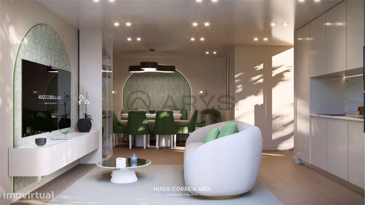 Apartamento T2 com Terraco de 85m2 em Famalicao-6