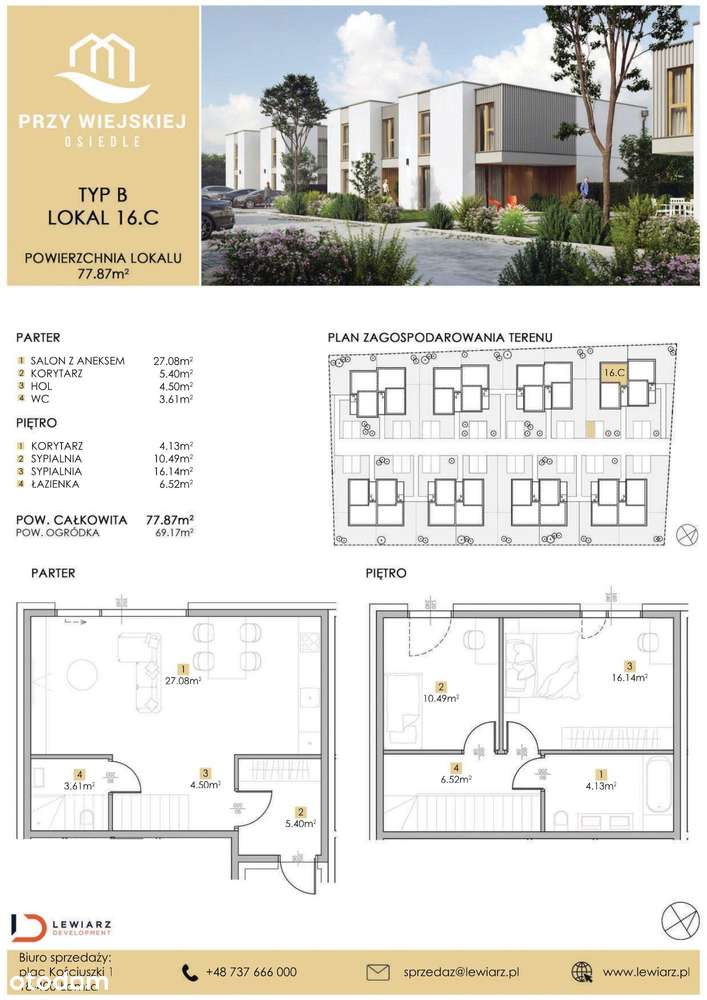 3-pokojowe mieszkanie 77m2 + ogródek Bezpośrednio - Pełny obrazek: 2/7