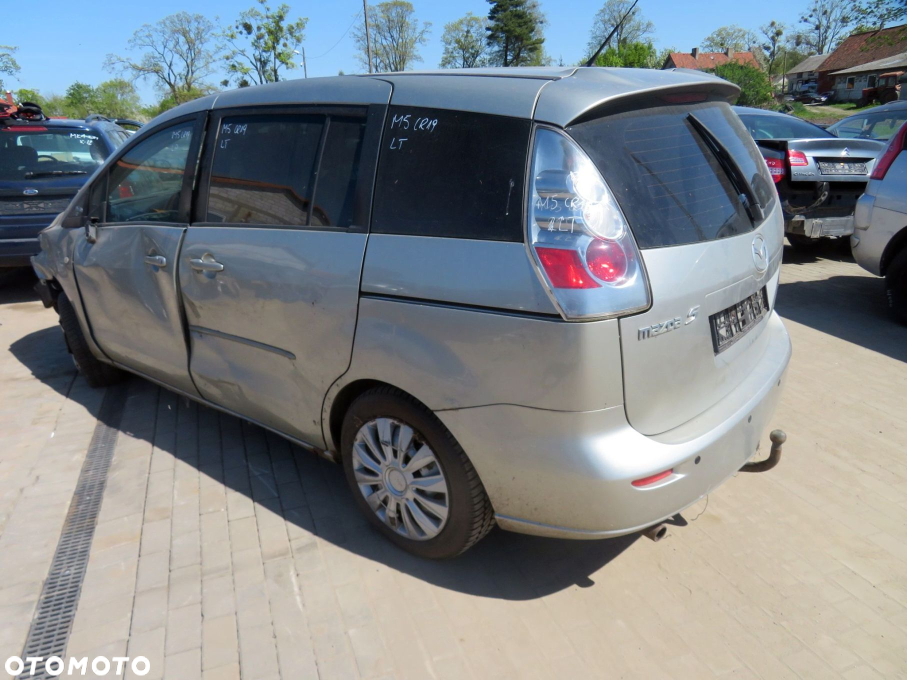 MAZDA 5 CR19 I 2006 22R 2.3 16V L3-V L3X 156KM FNH9 SREBRNY na części - 3