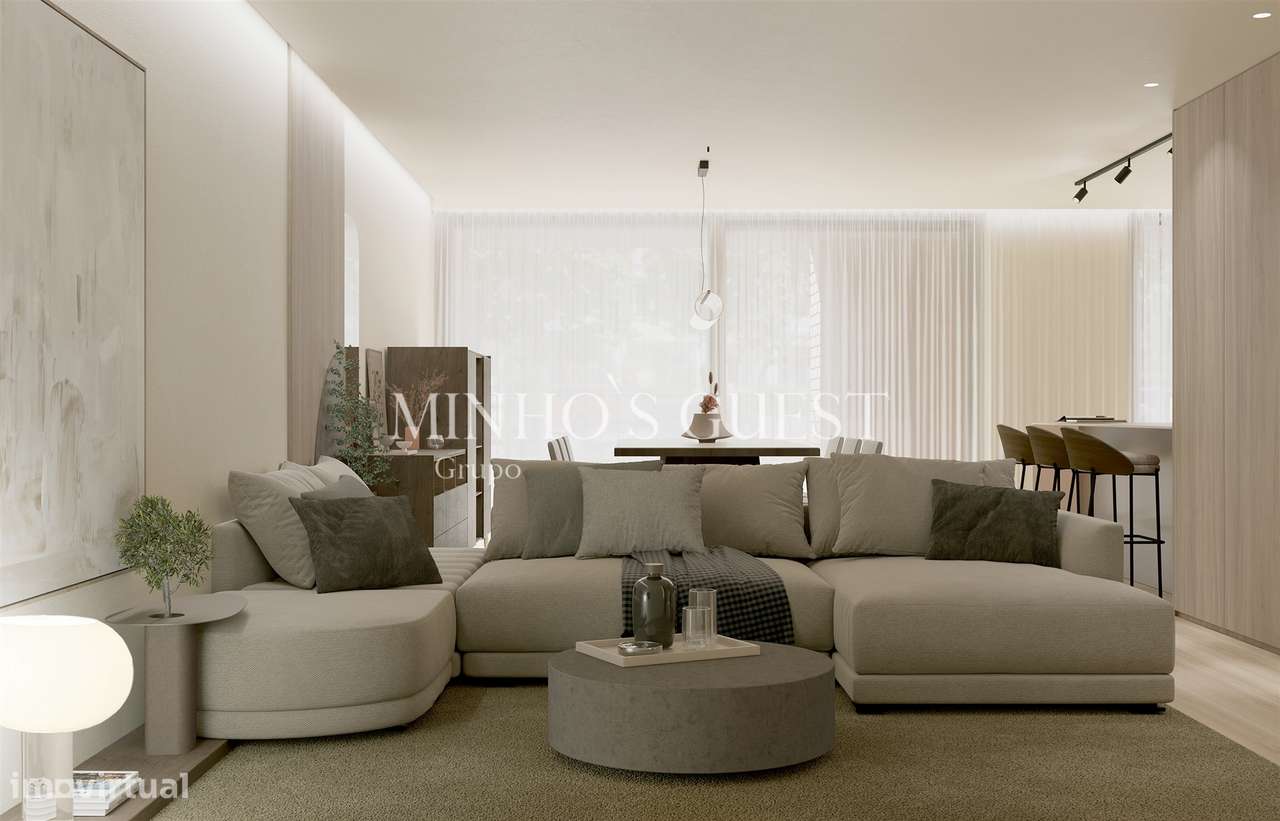 Apartamento T3 Novo c/ Garagem e Varanda - Parque da Cidade de Guimarã-6