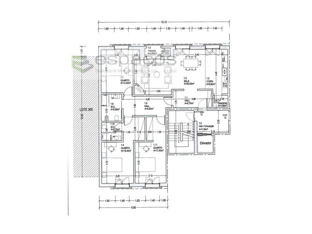 Apartamento T3, Novo, Castelo Branco