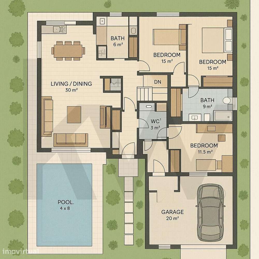 Lote de Terreno para Venda – Requeixo, Aveiro - Grande imagem: 3/3