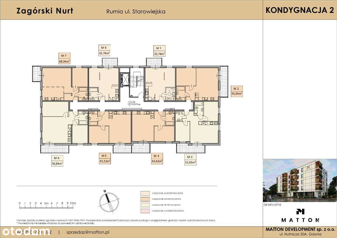 Mieszkanie z balkonem w centrum Rumi - Pełny obrazek: 2/15