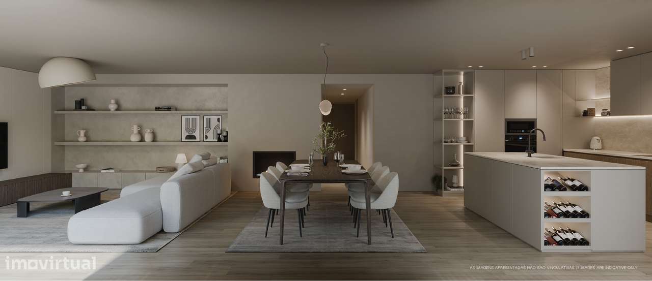 Apartamento T1 | Nova construção | Varanda | Garagem | Piscina | Ginás - Grande imagem: 5/30