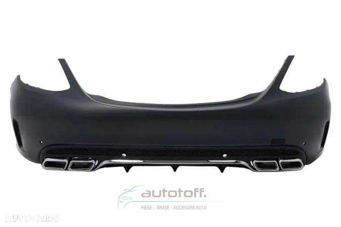 Pachet exterior compatibil cu Mercedes C-Class W205 ( 2014 - 2018 ) C63 Design - 4