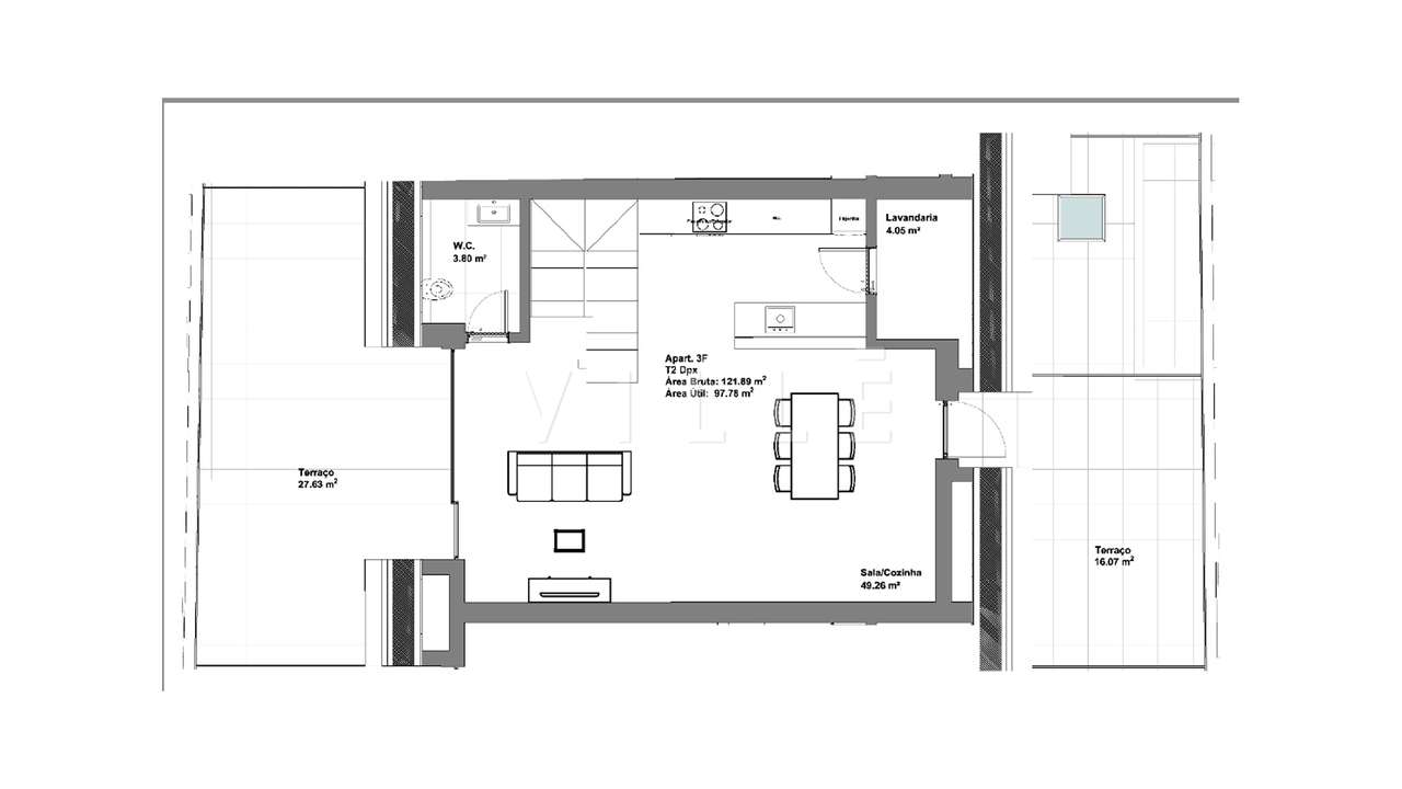 Apartamento T2 Implex Venda em Glória e Vera Cruz,Aveiro - Grande imagem: 4/7