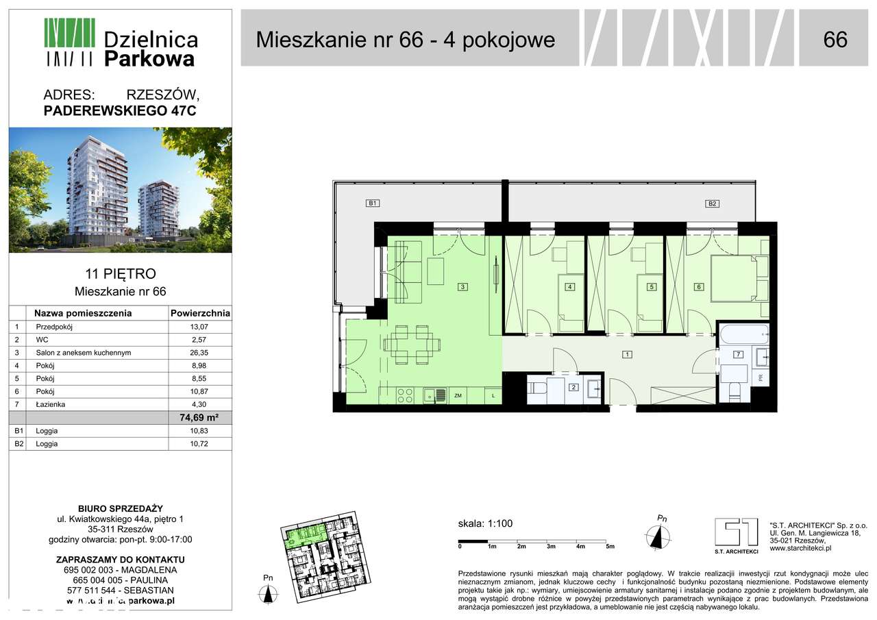 Finałowy etap inwestycji | 4 pokoje | świetna lokalizacja - Pełny obrazek: 2/7