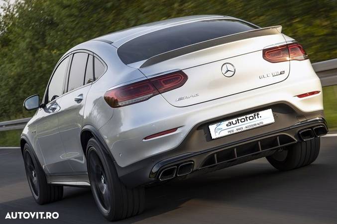 Difuzor bara spate Mercedes GLC Coupe C253 Facelift (2019+) Black Look AMG - 5