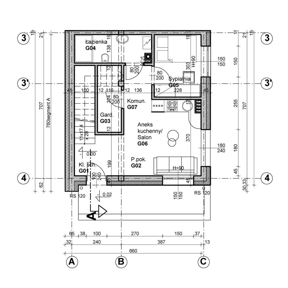 Nowy budynek mieszkalny 90 m2 Busko-Zdrój-7