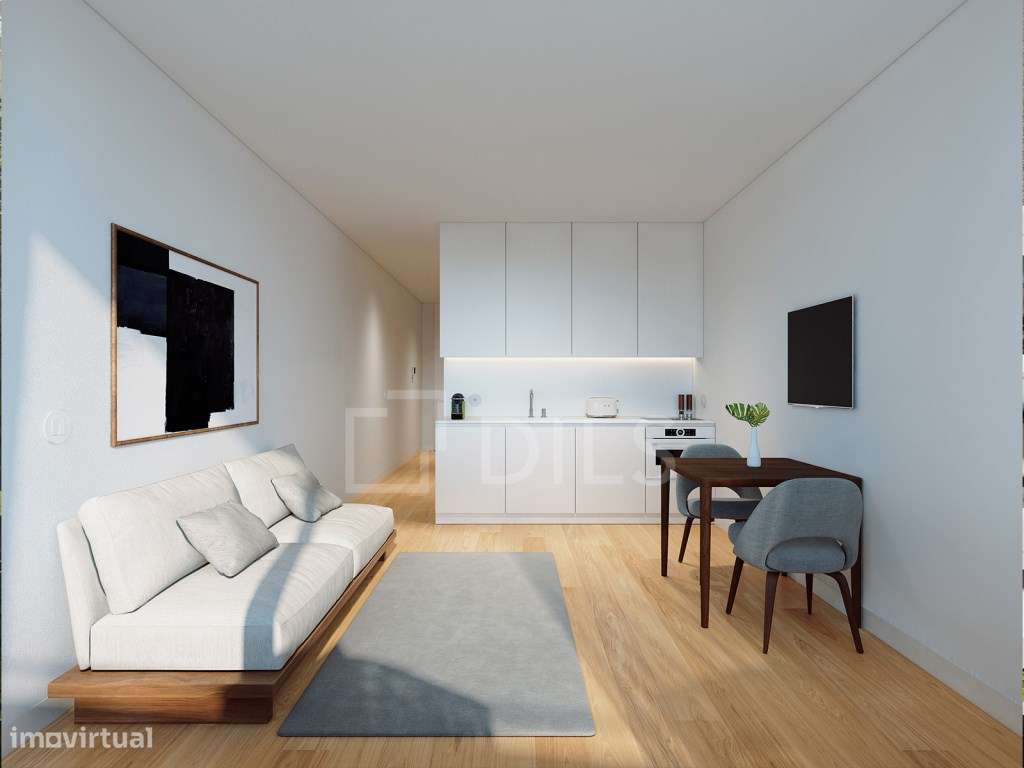 Apartamento T0 com lugar de garagem em novo empreendimento no centr... - Grande imagem: 3/37