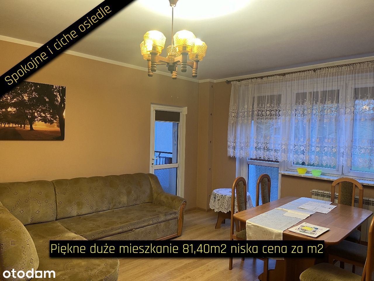 81,40 m2 trzy pokoje, ciche i zielone osiedle