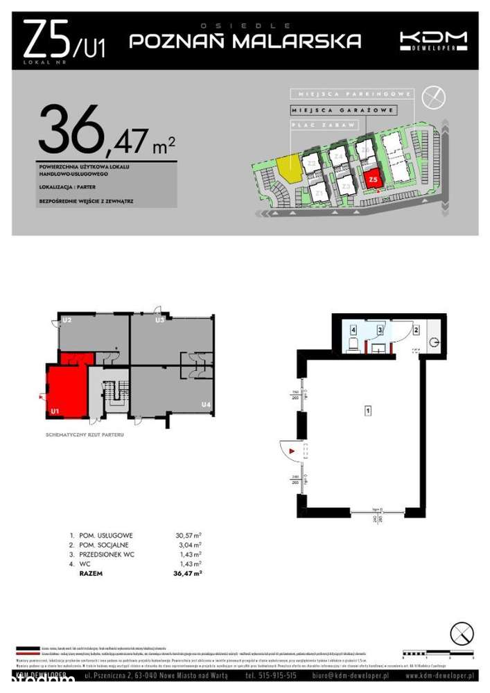Osiedle Malarska | lokal handlowo-usł. | Z5_U1 - Pełny obrazek: 2/11