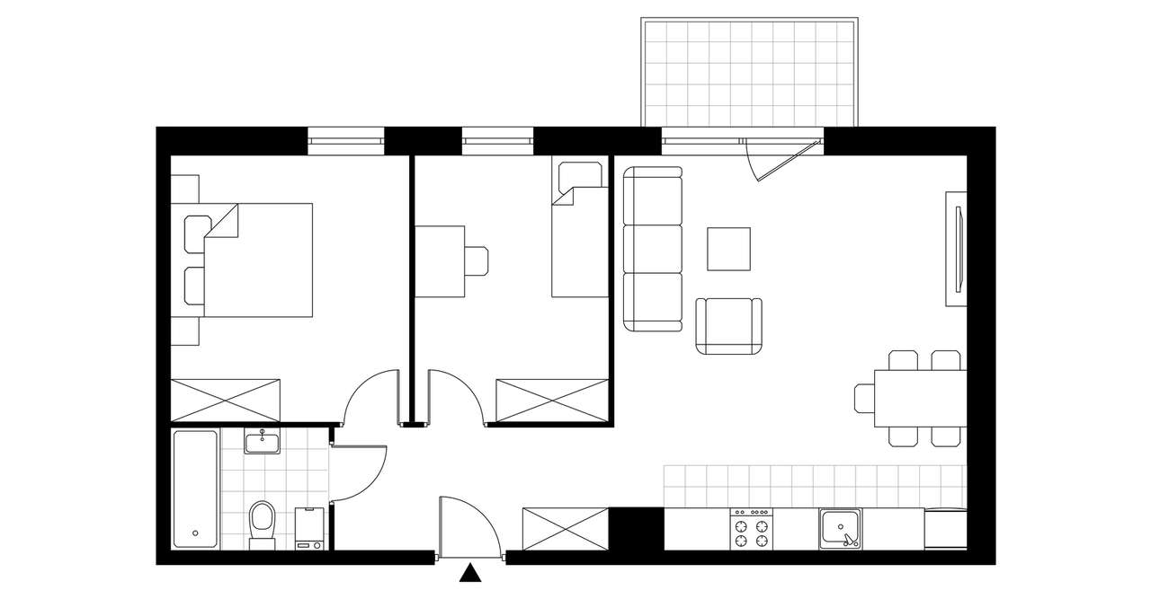 Nova Ceramiczna  | mieszkanie 3-pok. | A45 - Pełny obrazek: 4/9
