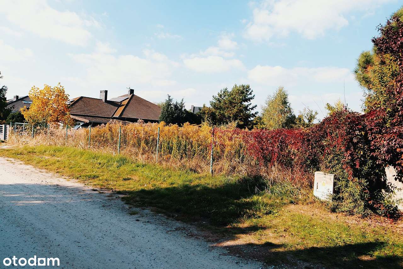 Kamionki, ul. Topolowa, działka 1000m2, MPZP-7