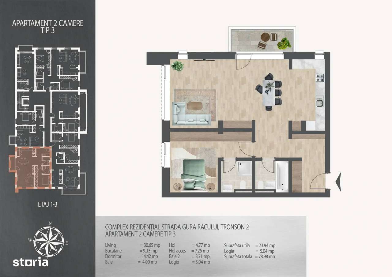 NOU Apartament 2 camere pozitionare excelenta langa metrou Dezvoltator - Imagine principală: 2/5