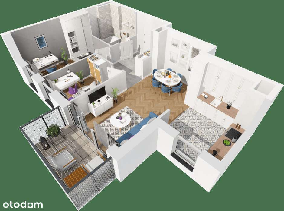 OsTaTniE takie  3pok z 2 balkonami❗️zachód❗️GoToWe - Pełny obrazek: 5/6