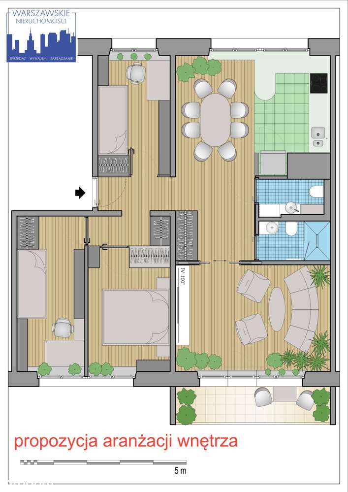 Inwestycyjny gotowiec (6 pokoi) przy metrze-2